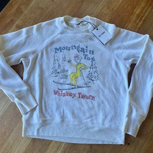 RE/DONE Classic Raglan Crewneck Sweatshirt size XS